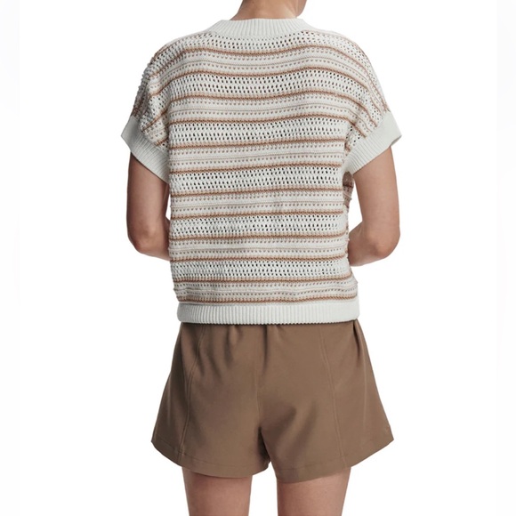 Varley Ciara Stripe Knit Top Small EUC - Picture 3 of 9